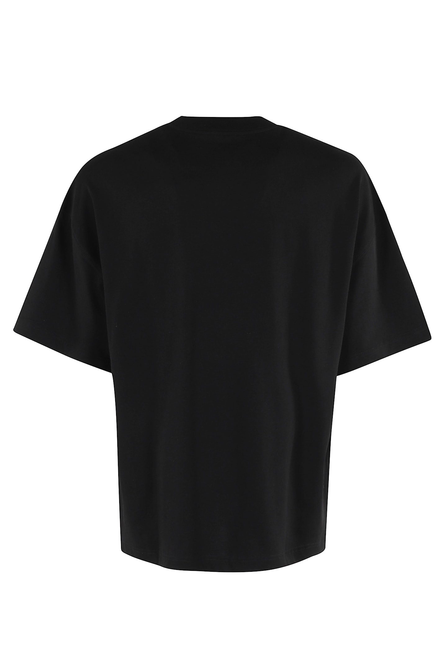 Carhartt Cotton T-shirt With Logo Embroidery In Black