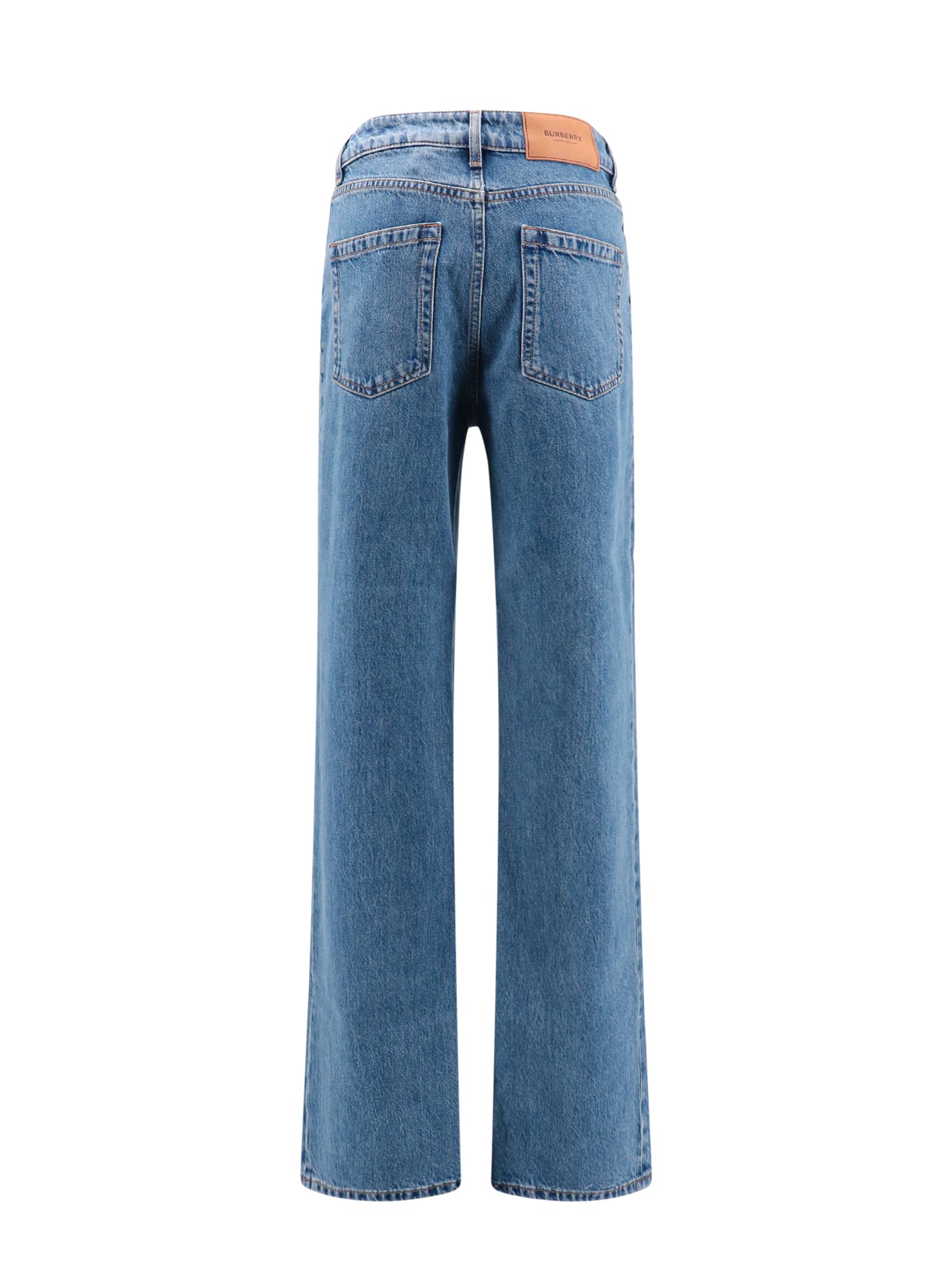 Shop Burberry Jeans In Blu