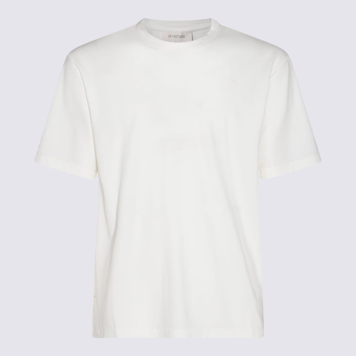 Shop Piacenza Cashmere White Cotton T-shirt