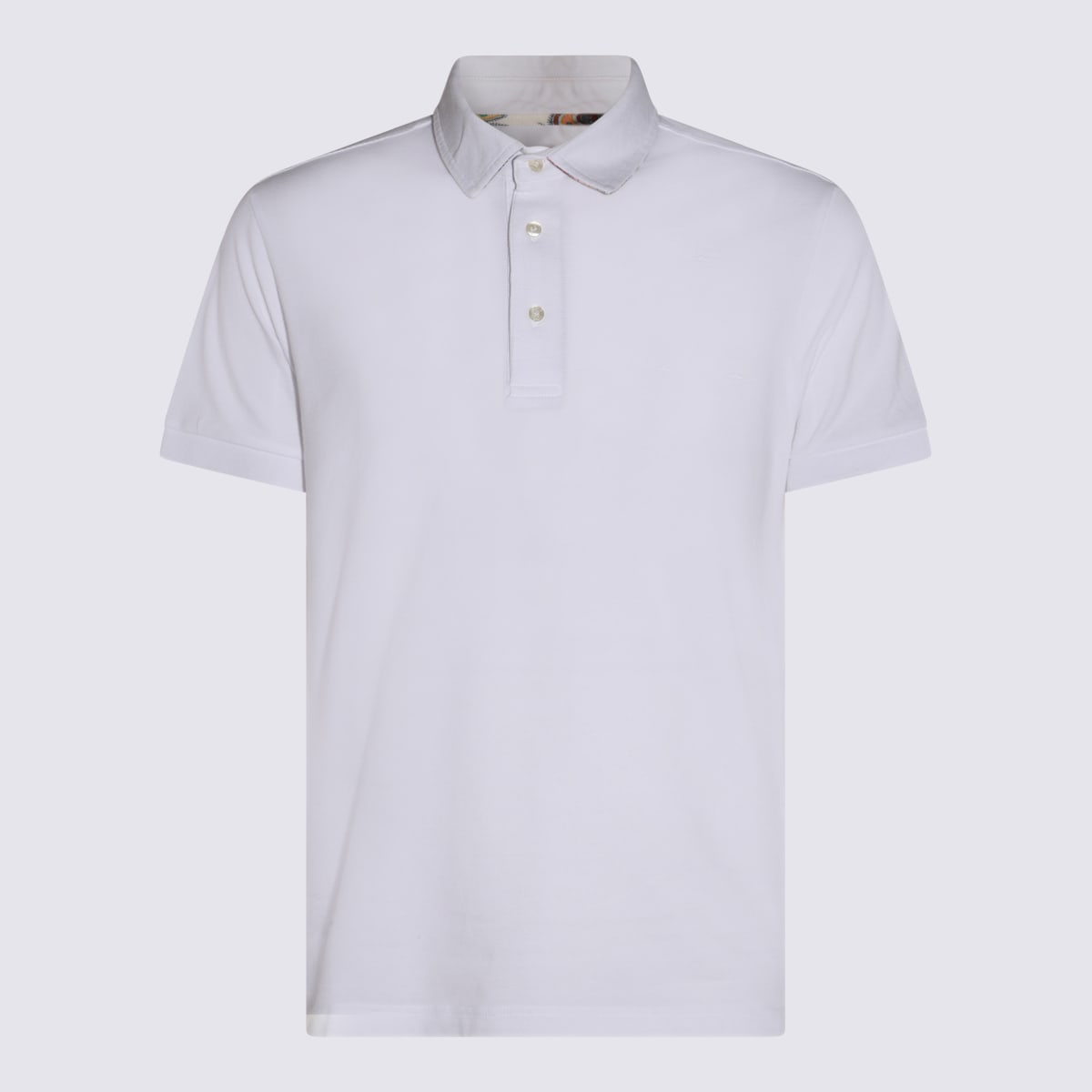 White Cotton Polo Shirt