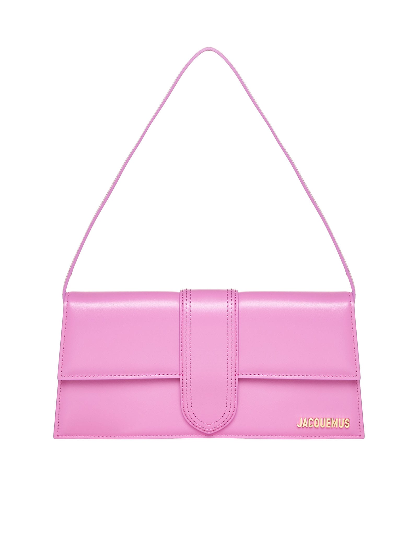 Shop Jacquemus Shoulder Bag In Neon Pink