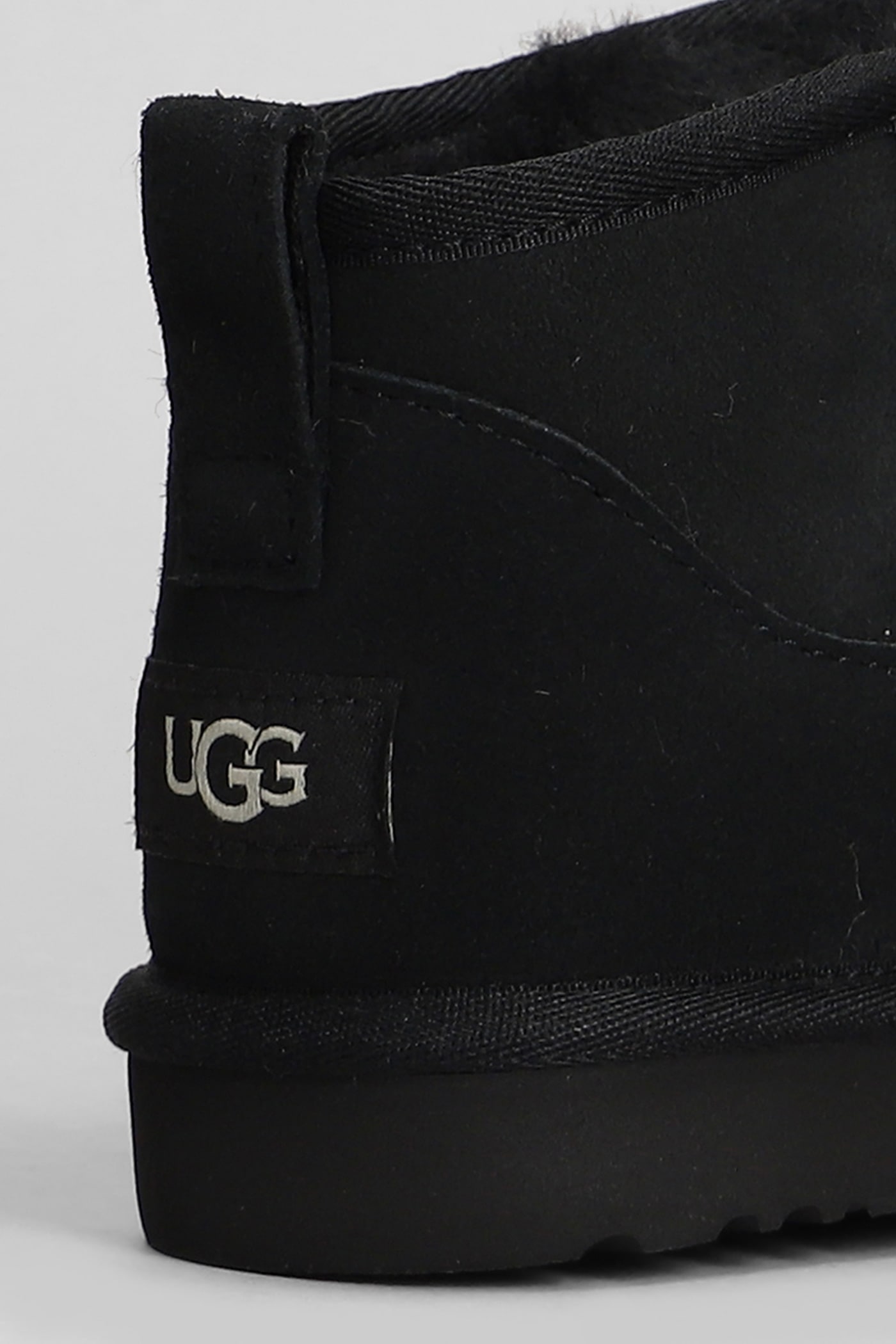 Ugg Australia Classic Ultra Mini Boots In Black