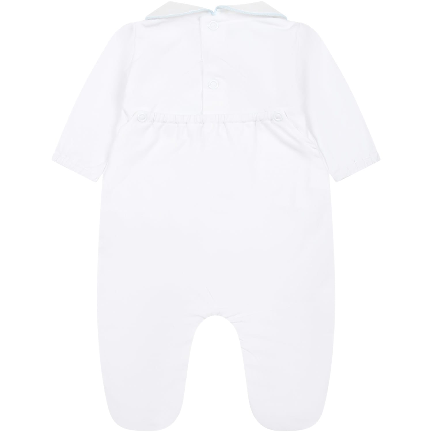 Shop Little Bear White Babygrown For Baby Boy With Writing