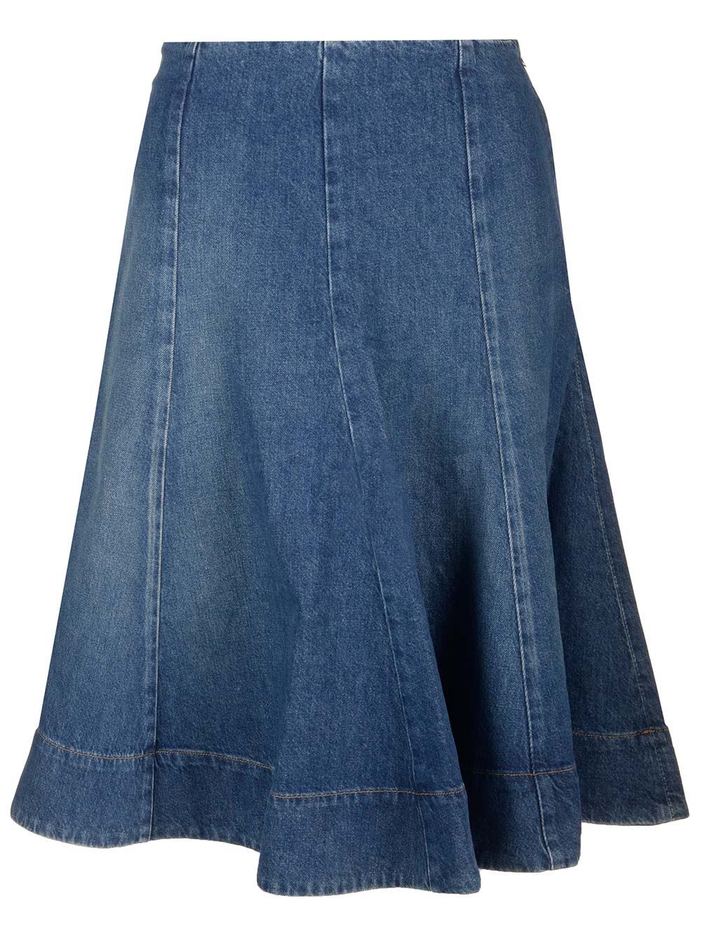 Shop Khaite Lennox Skirt In Archer
