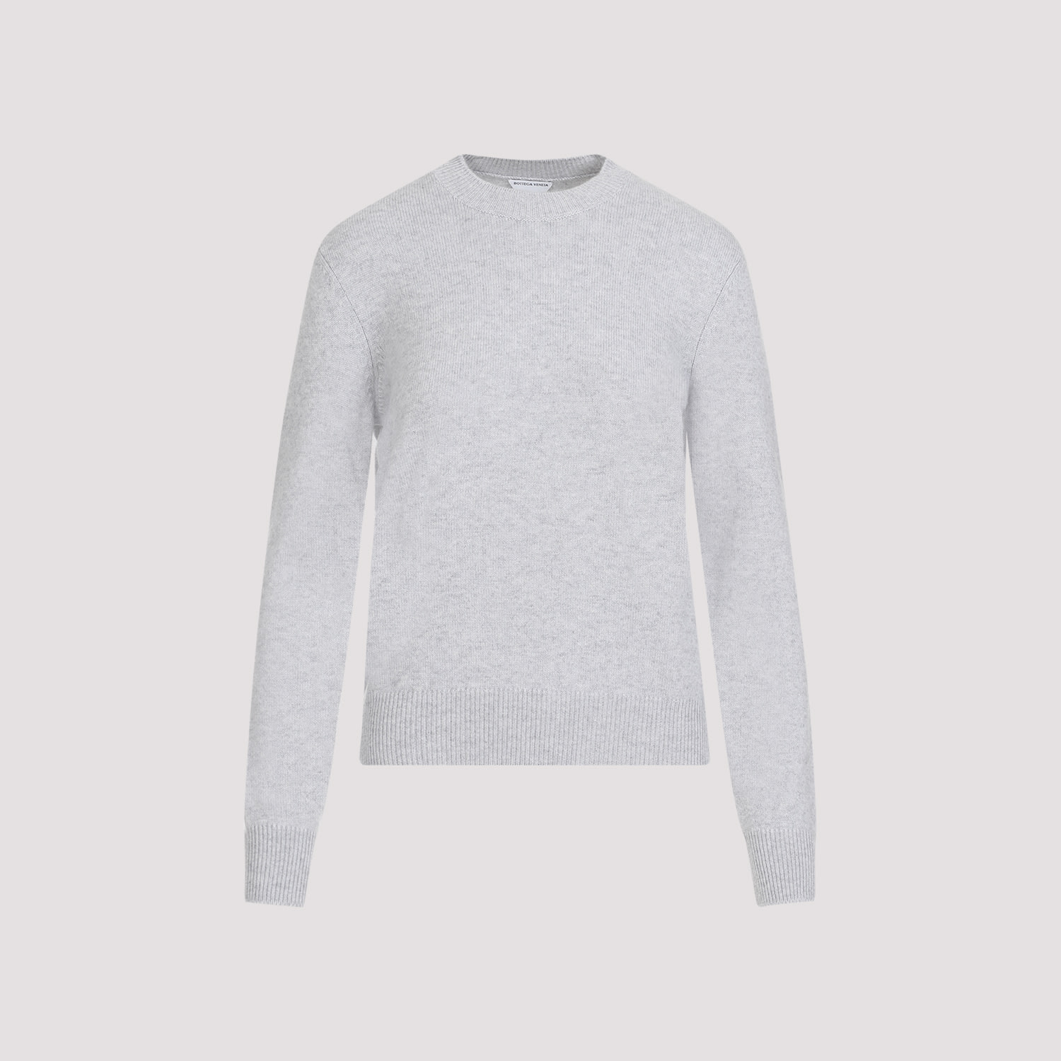 Shop Bottega Veneta Cashmere Pullover In Veil Melange