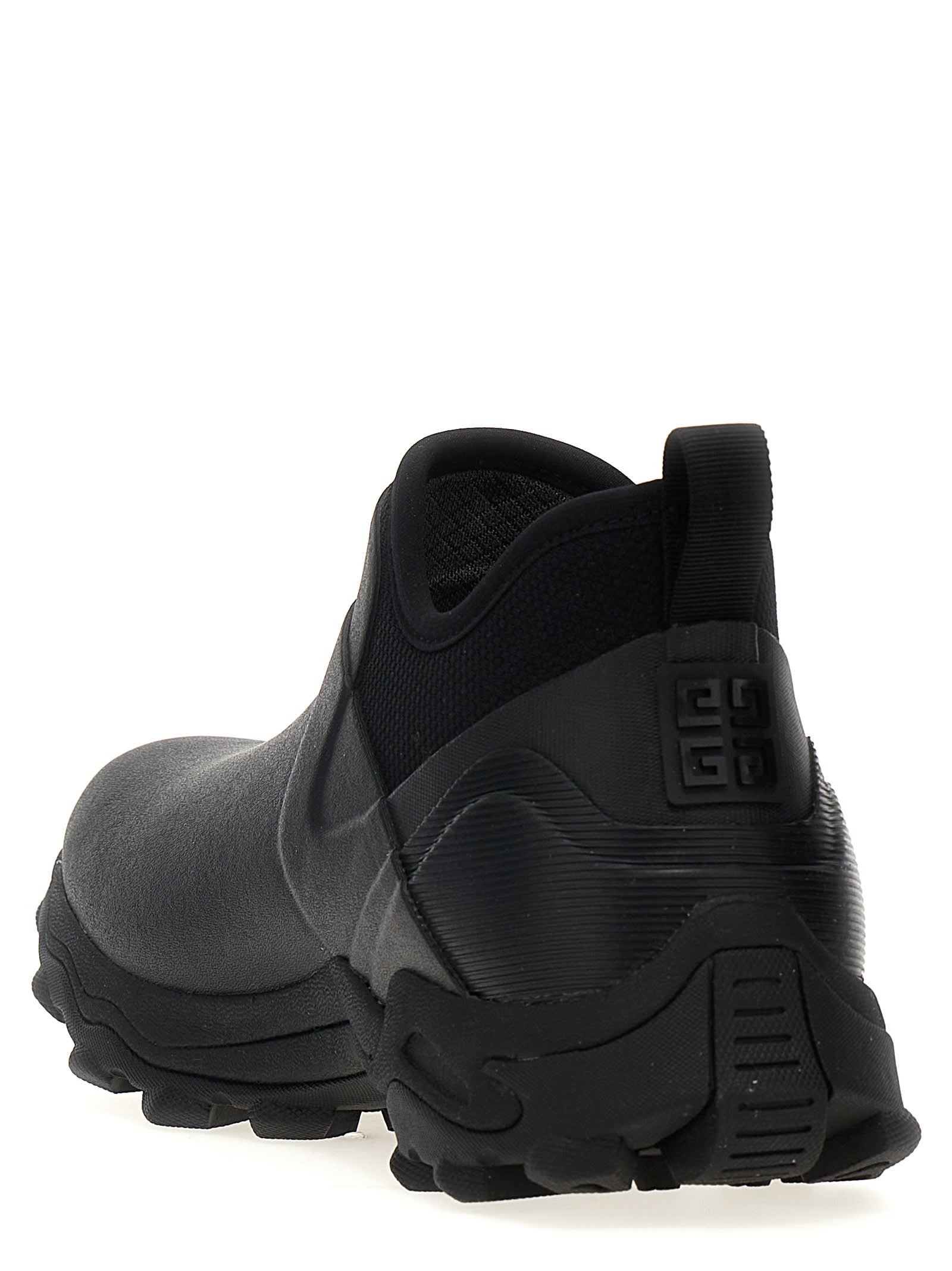 Shop Givenchy Bogs Low Ankle Boots In Black