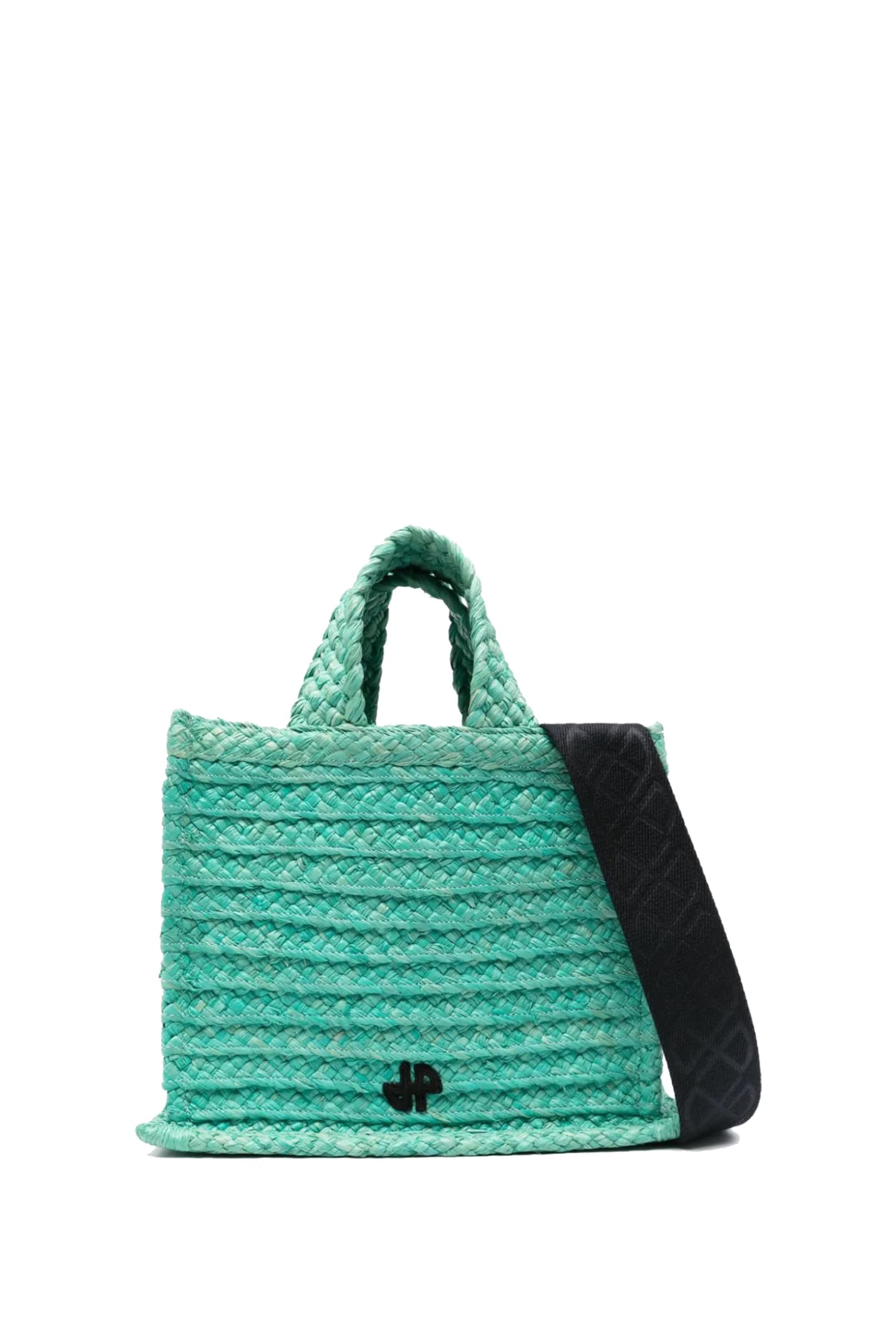 Shop Patou Handbag In Green