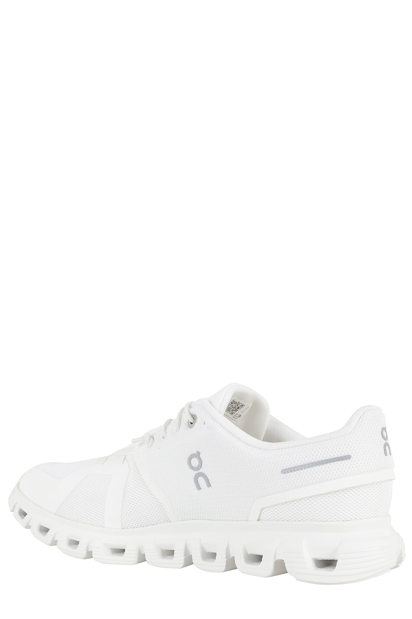 On Cloud 5 Rubber-trimmed Recycled Mesh Running Sneakers In White
