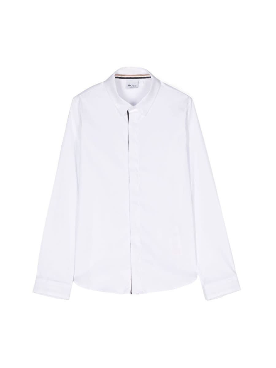 Shop Hugo Boss ml Shirt In White