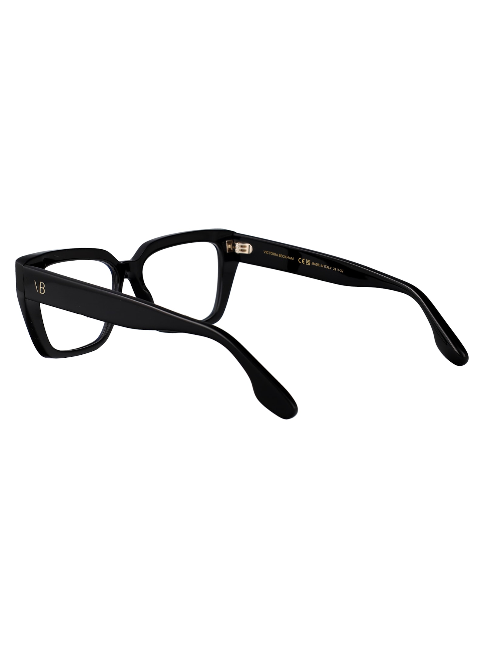 Victoria Beckham Square-frame Glasses In Black