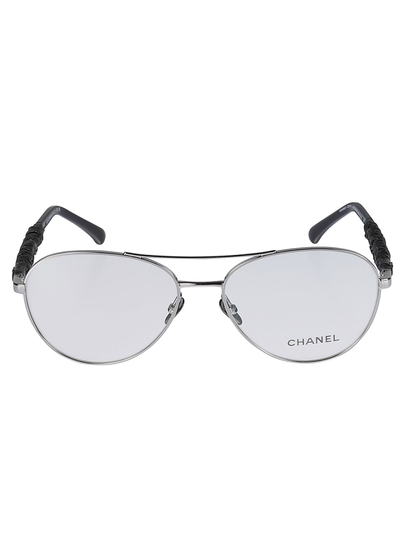 Pre-owned Chanel Aviator Glasses In Nero