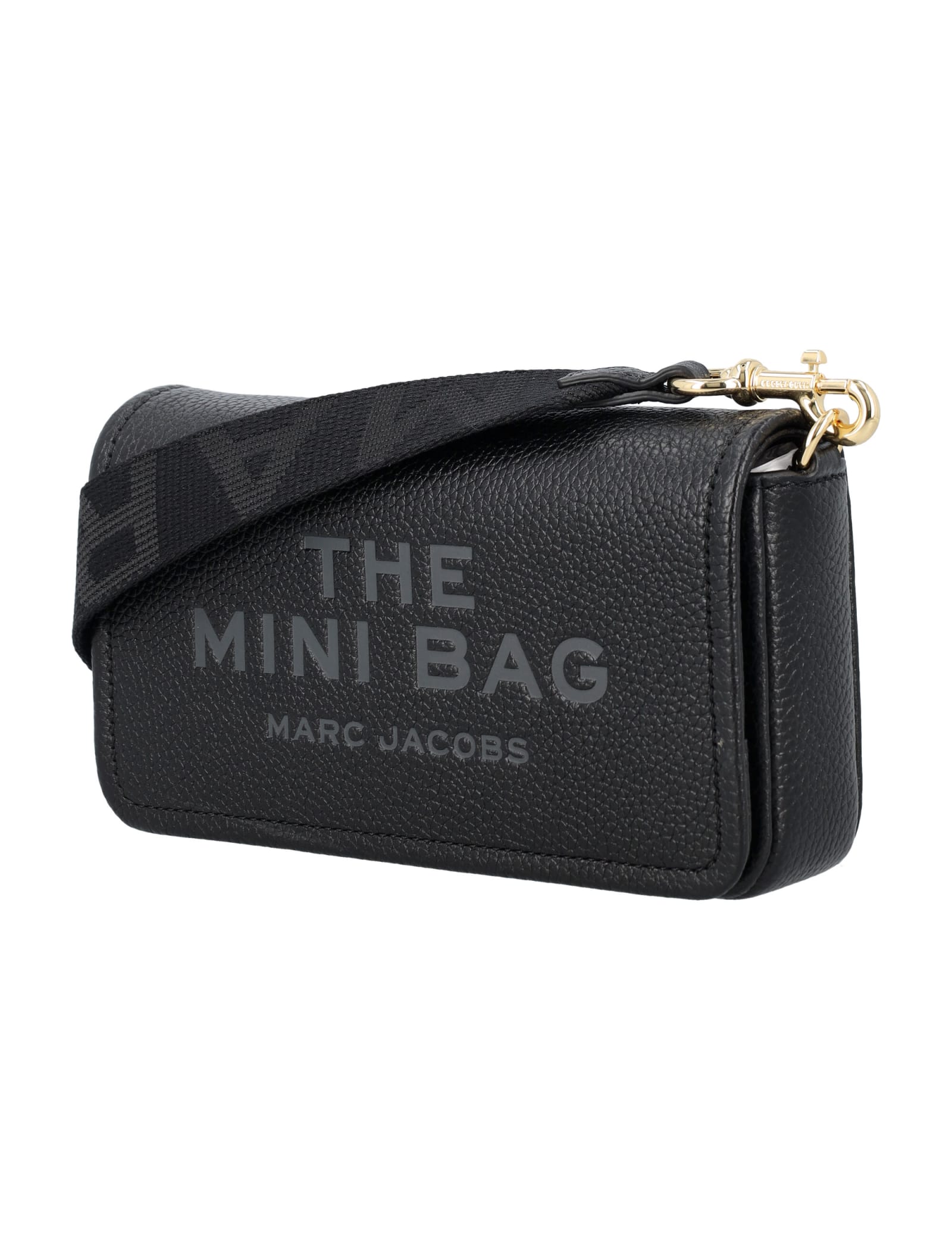 Marc Jacobs The Mini Bag Debossed-logo Shoulder Bag In Pink