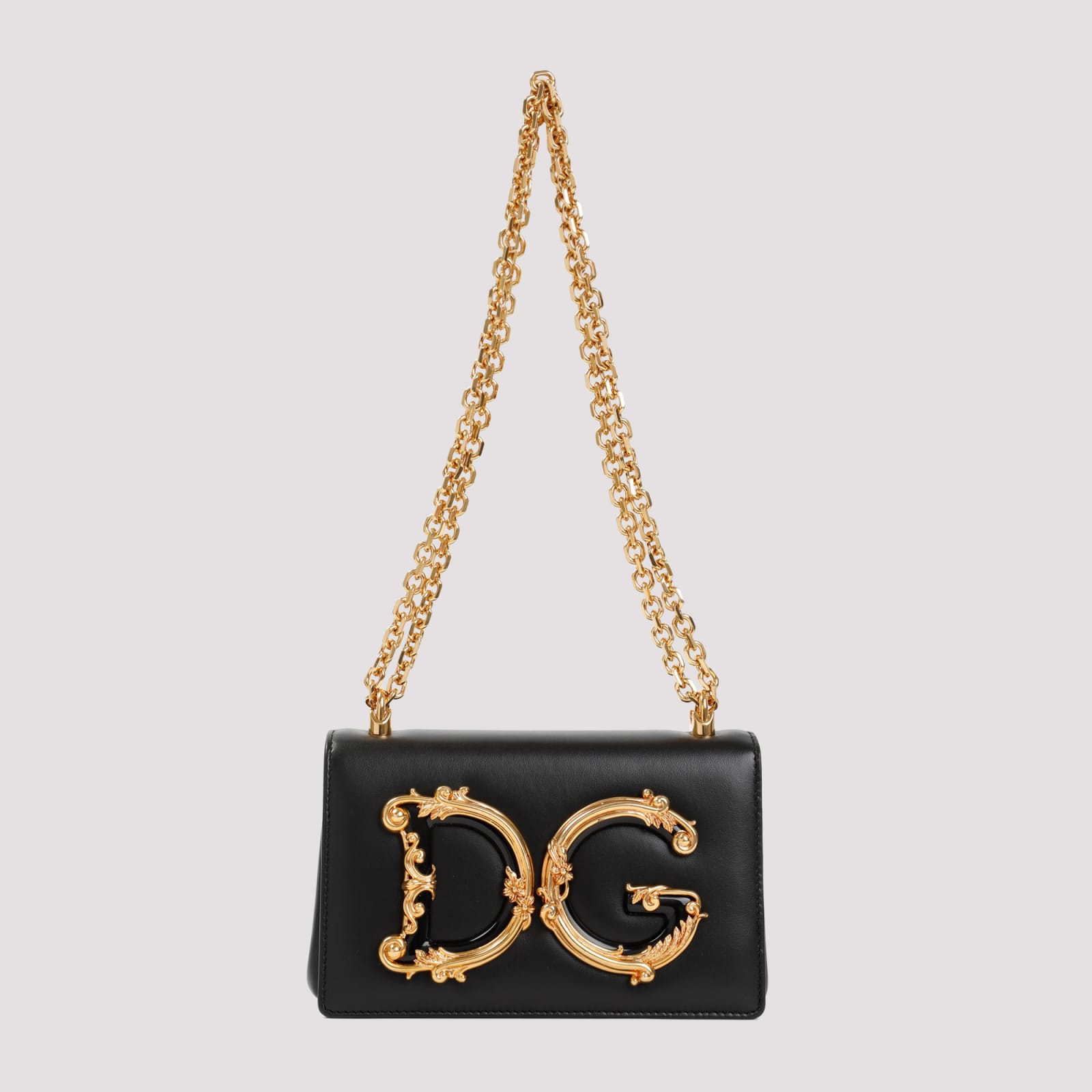 Shop Dolce & Gabbana Clutch Dg Girls In Nero