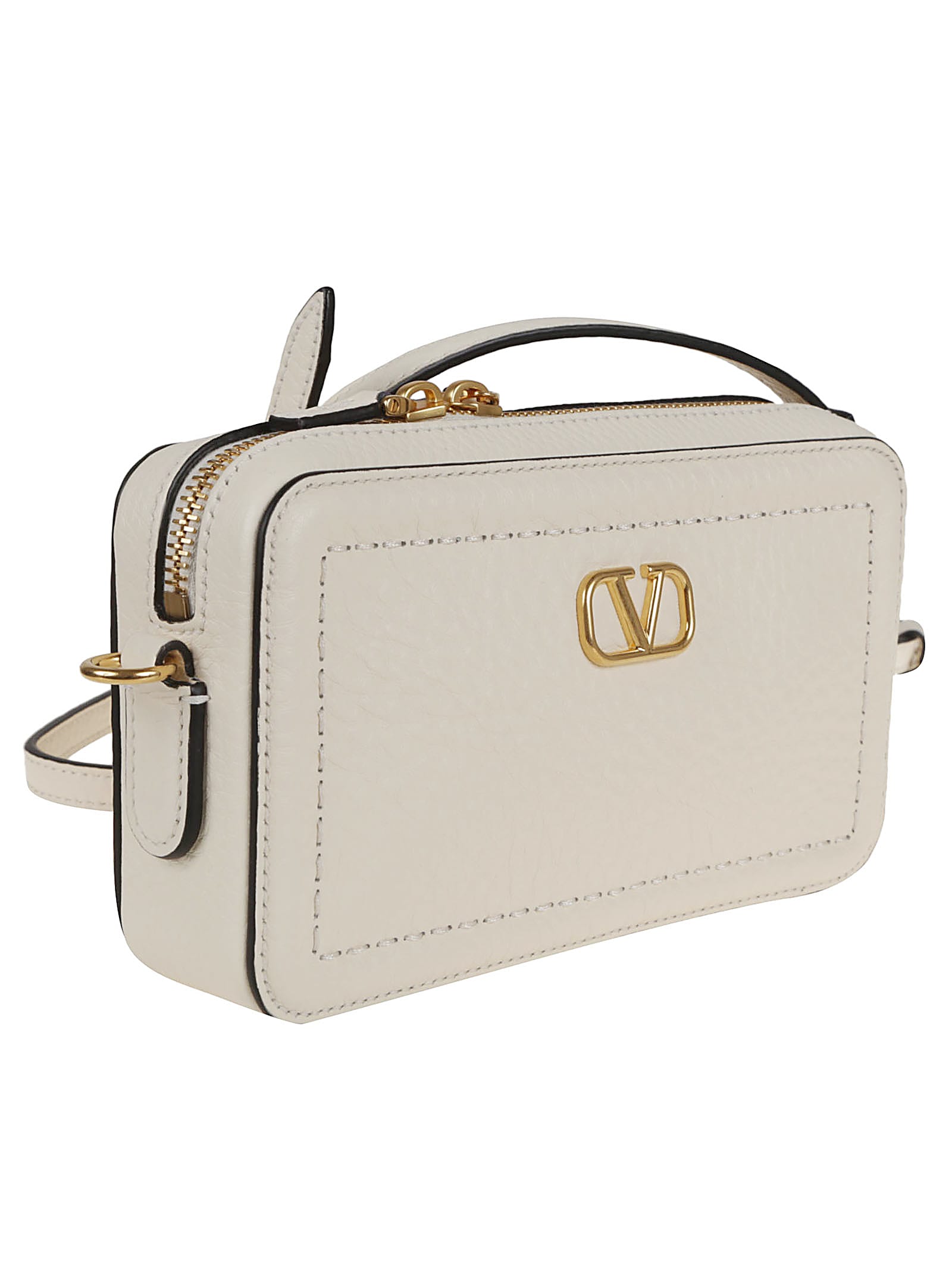 Valentino Mini Camera Case Alltime In Ivory