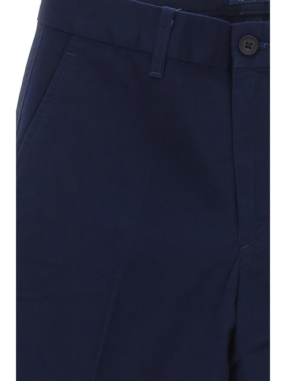 Shop Ralph Lauren High-waist Slim-fit Cropped Trousers In Newport Navy