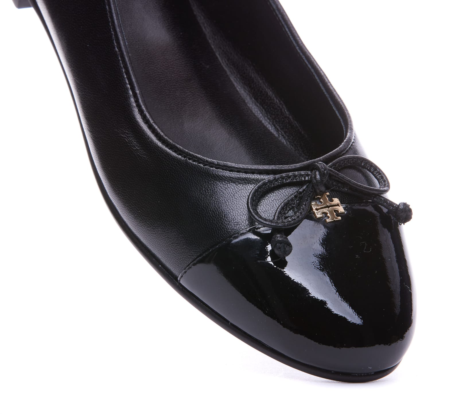 Shop Tory Burch Bow Ballets In Black