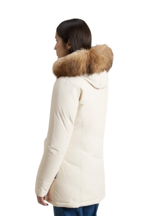 Woolrich Luxury Arctic Raccoon Parka In Neutral