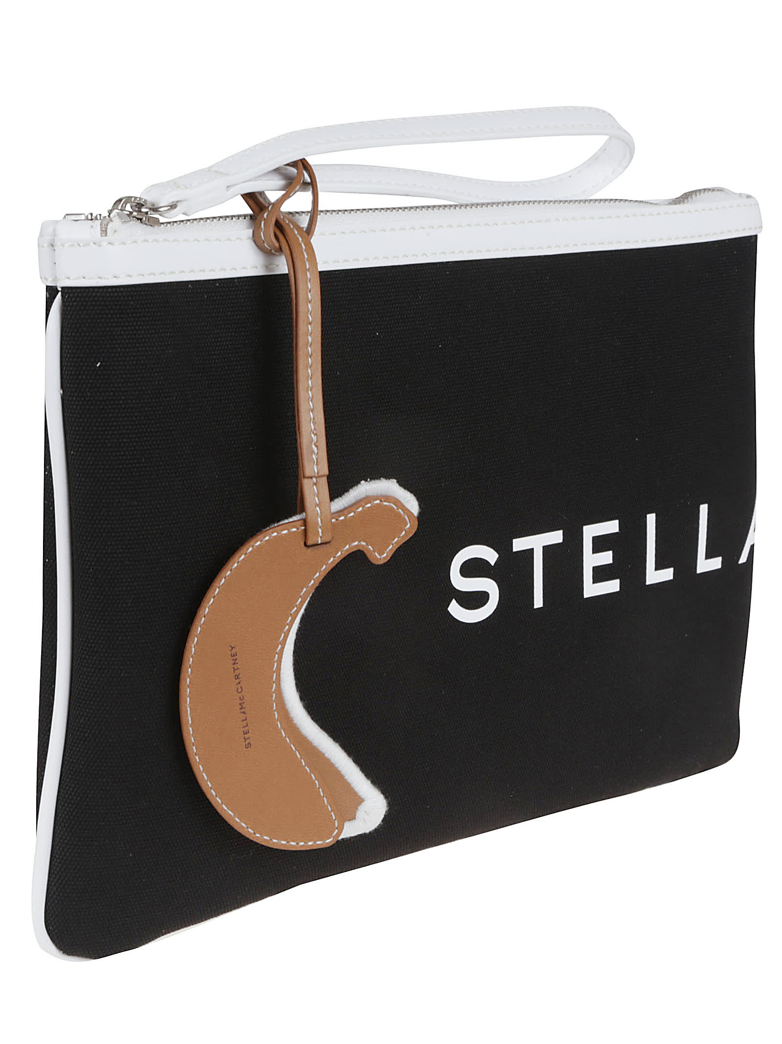 Stella Mccartney Smc Bananatex® Clutch In Black