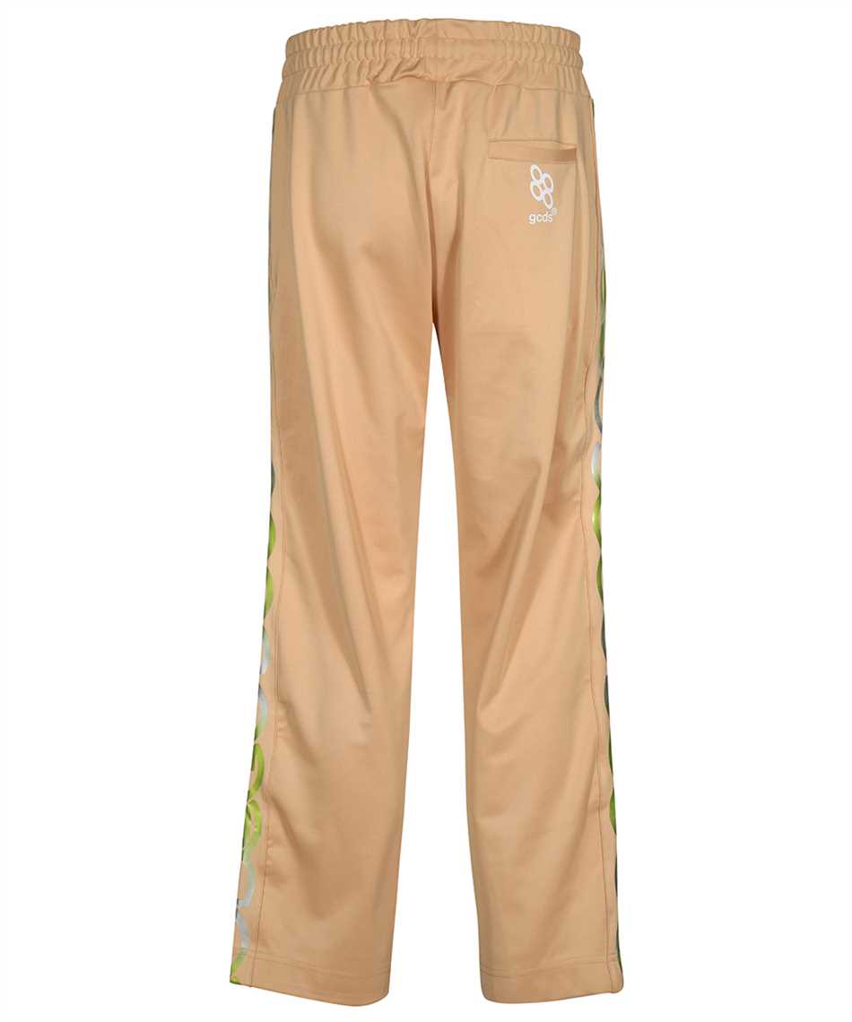 Gcds Techno Fabric Track Pants In Brown