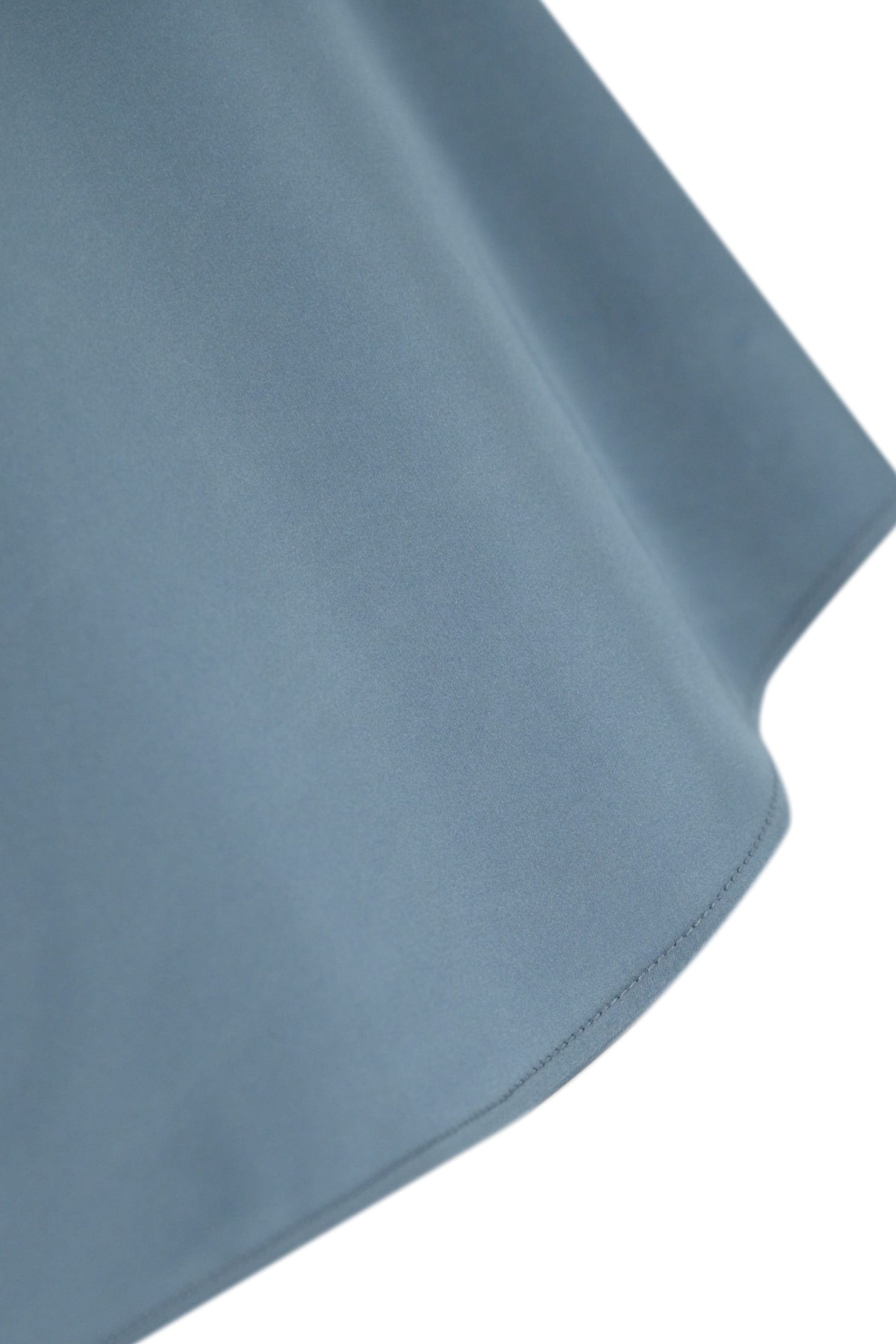 D Exterior Fluid Satin Tank Top In Blue