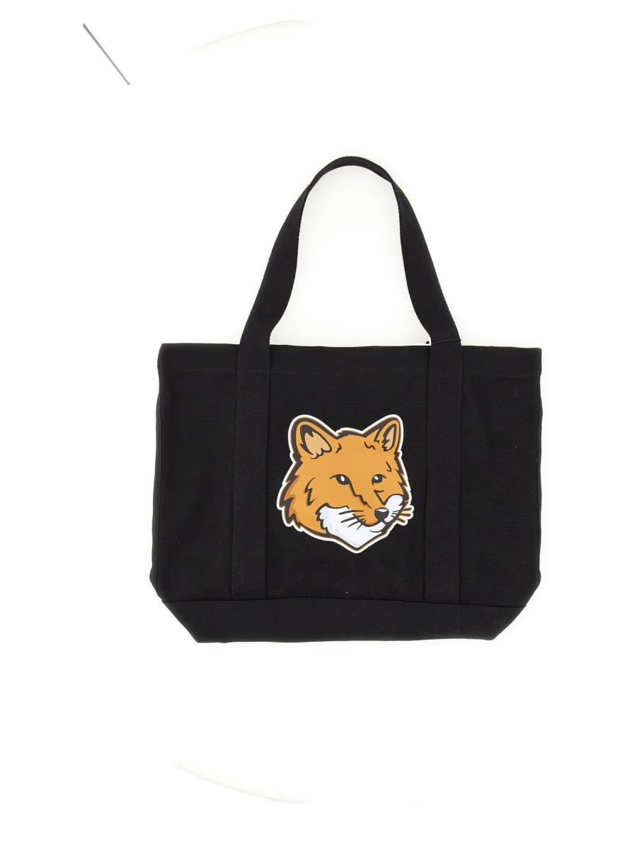 Maison Kitsuné Tote Bag With Logo