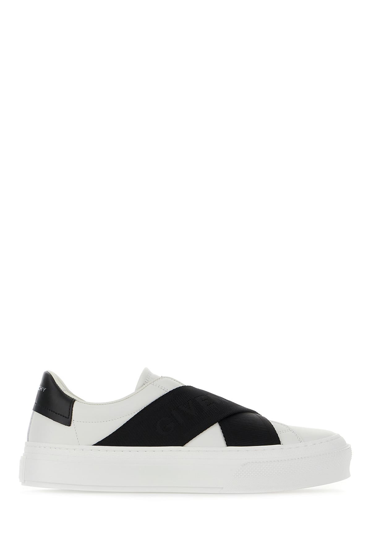 Shop Givenchy White Leather City Sport Sneakers In 116