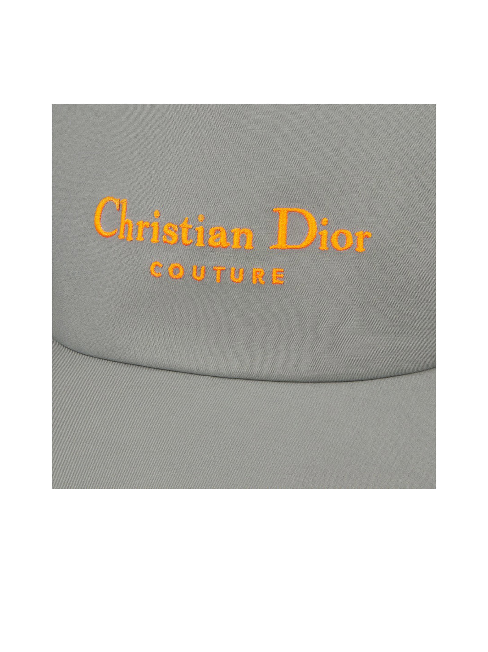 Shop Dior Hat In Grey