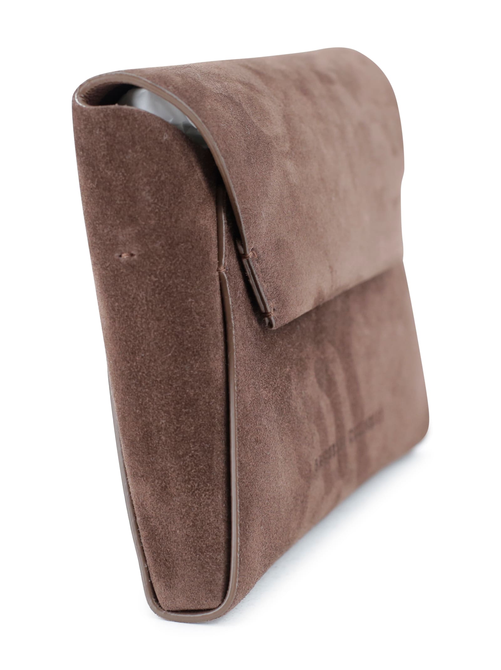 Brunello Cucinelli Bc Duo Clutch In Brown
