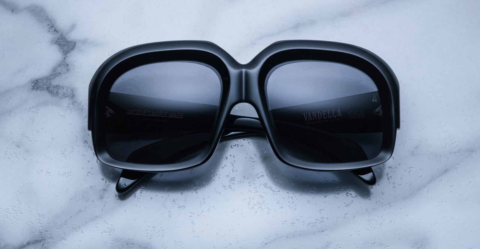 Shop Jacques Marie Mage Euphoria Vandella - Black Sunglasses