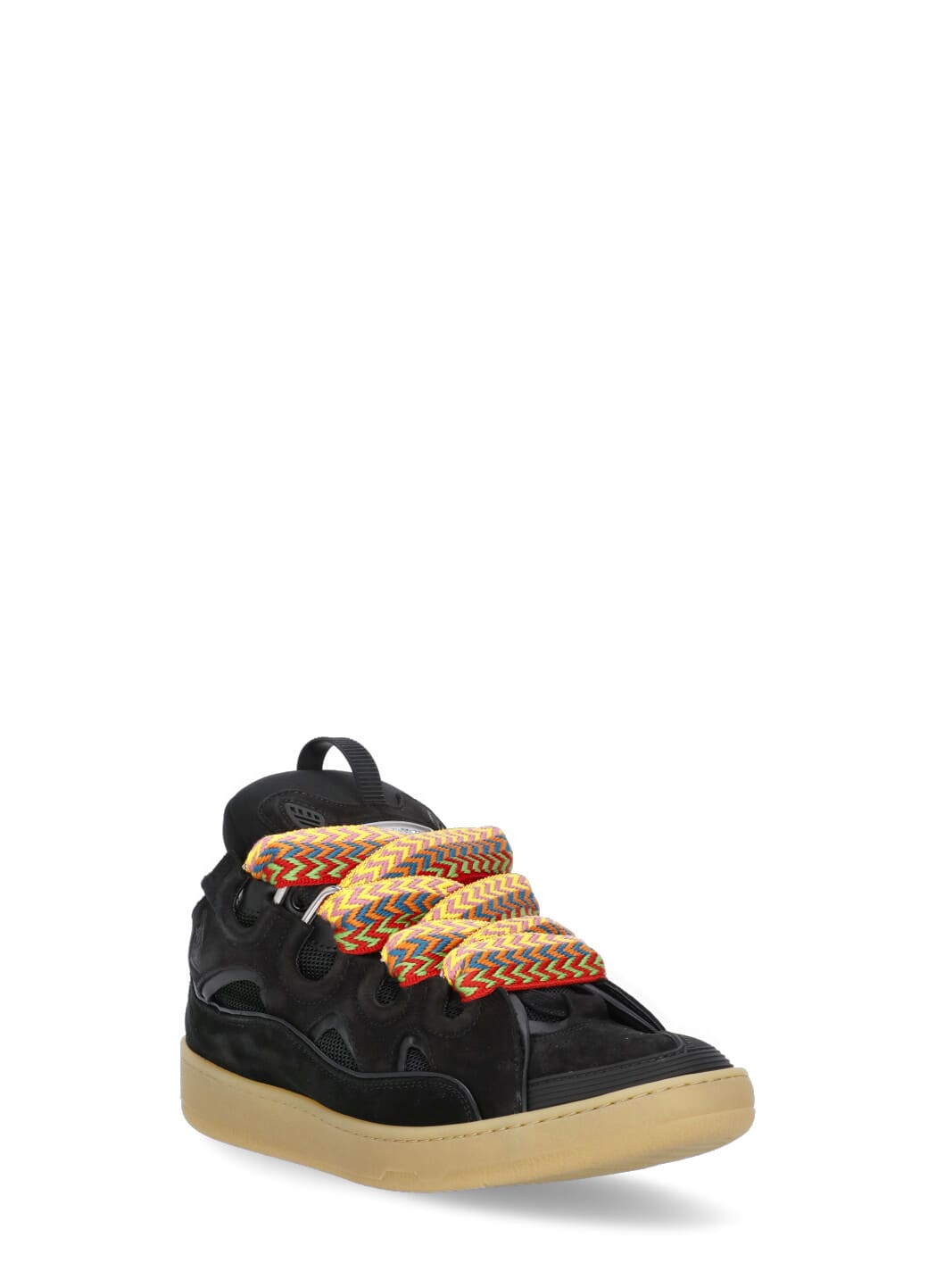 Shop Lanvin Curb Skate Sneakers In Nero