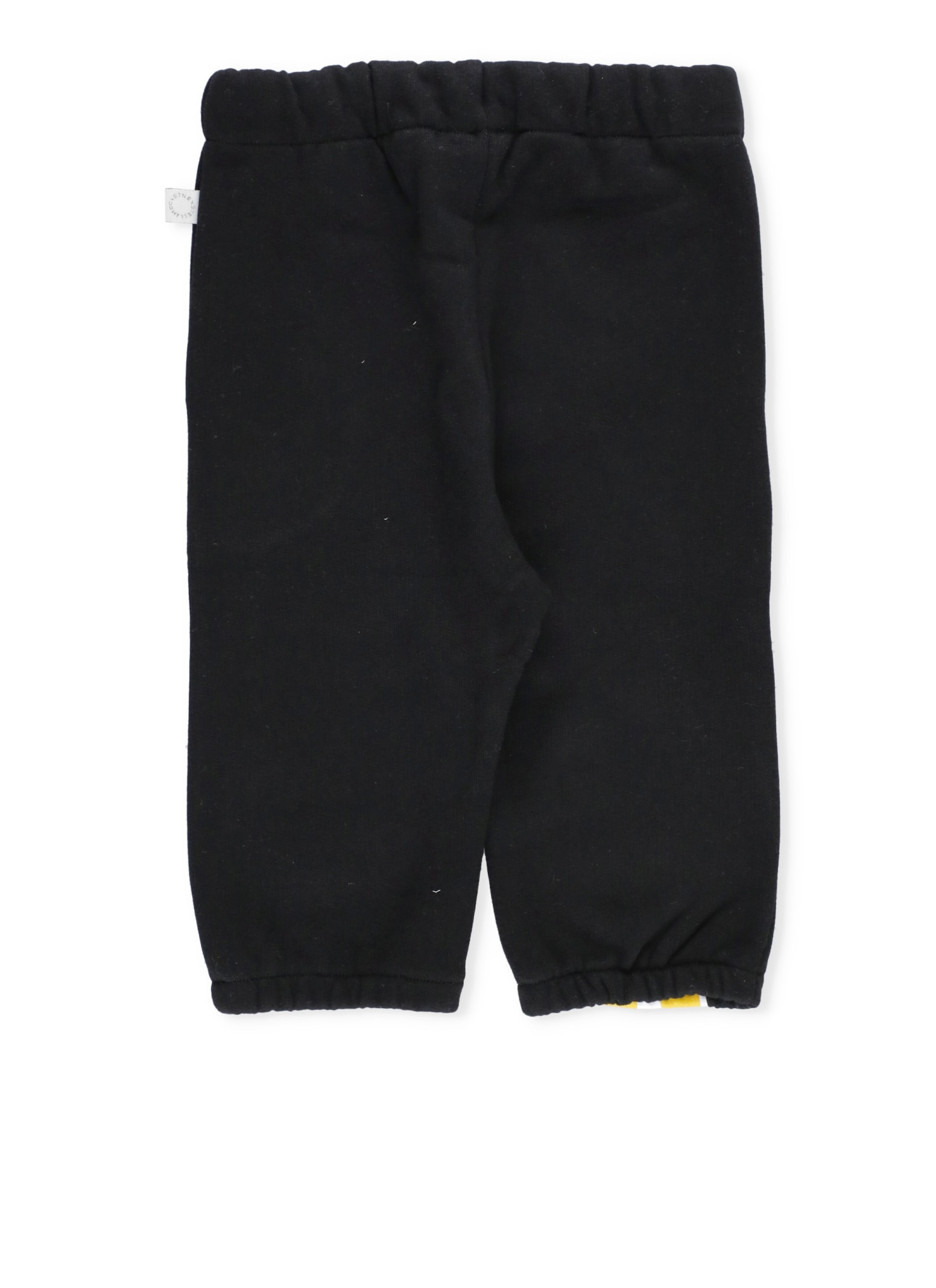 Shop Stella Mccartney Cotton Sweatpants In Black