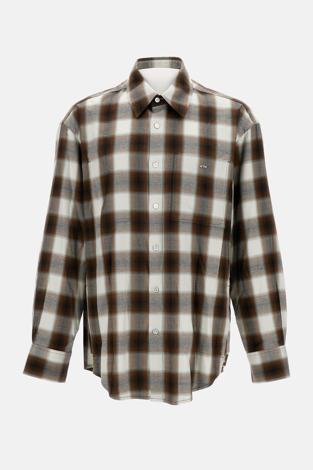 Wooyoungmi Checked Cotton Shirt In Neutral