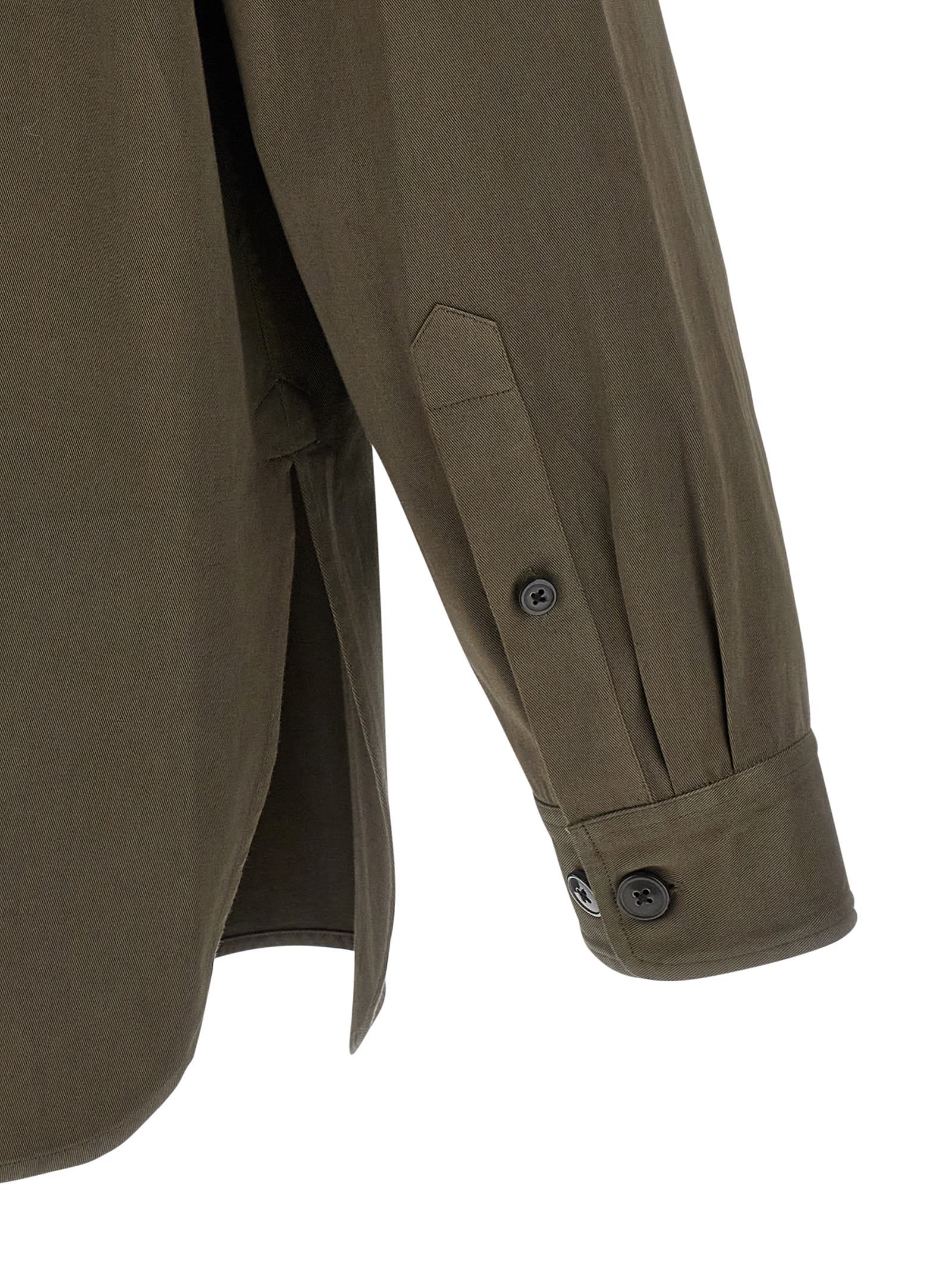 Dries Van Noten Crowsey B Gd Em 1473mw.shirt In Brown