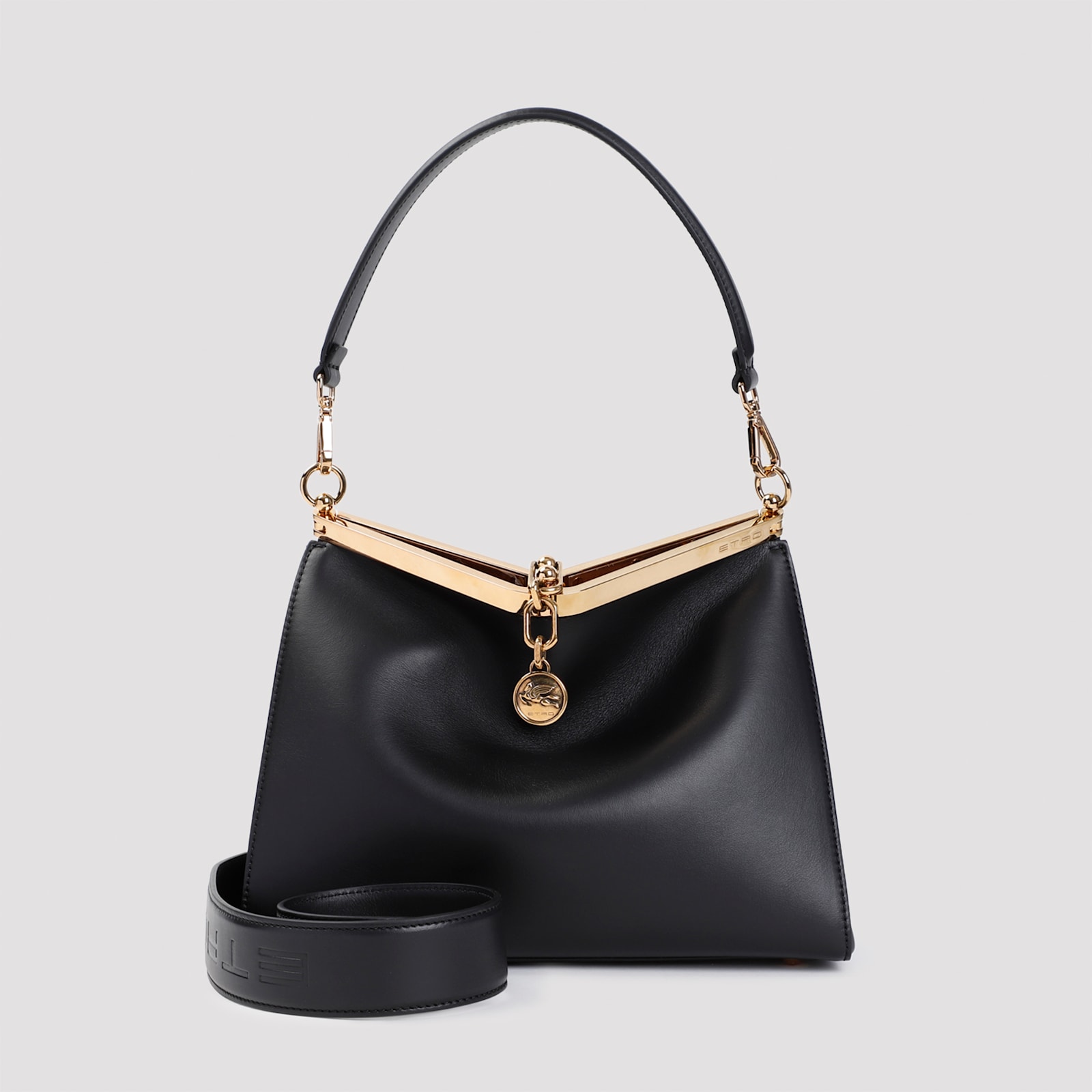 Shop Etro Vela M Bag In Nero