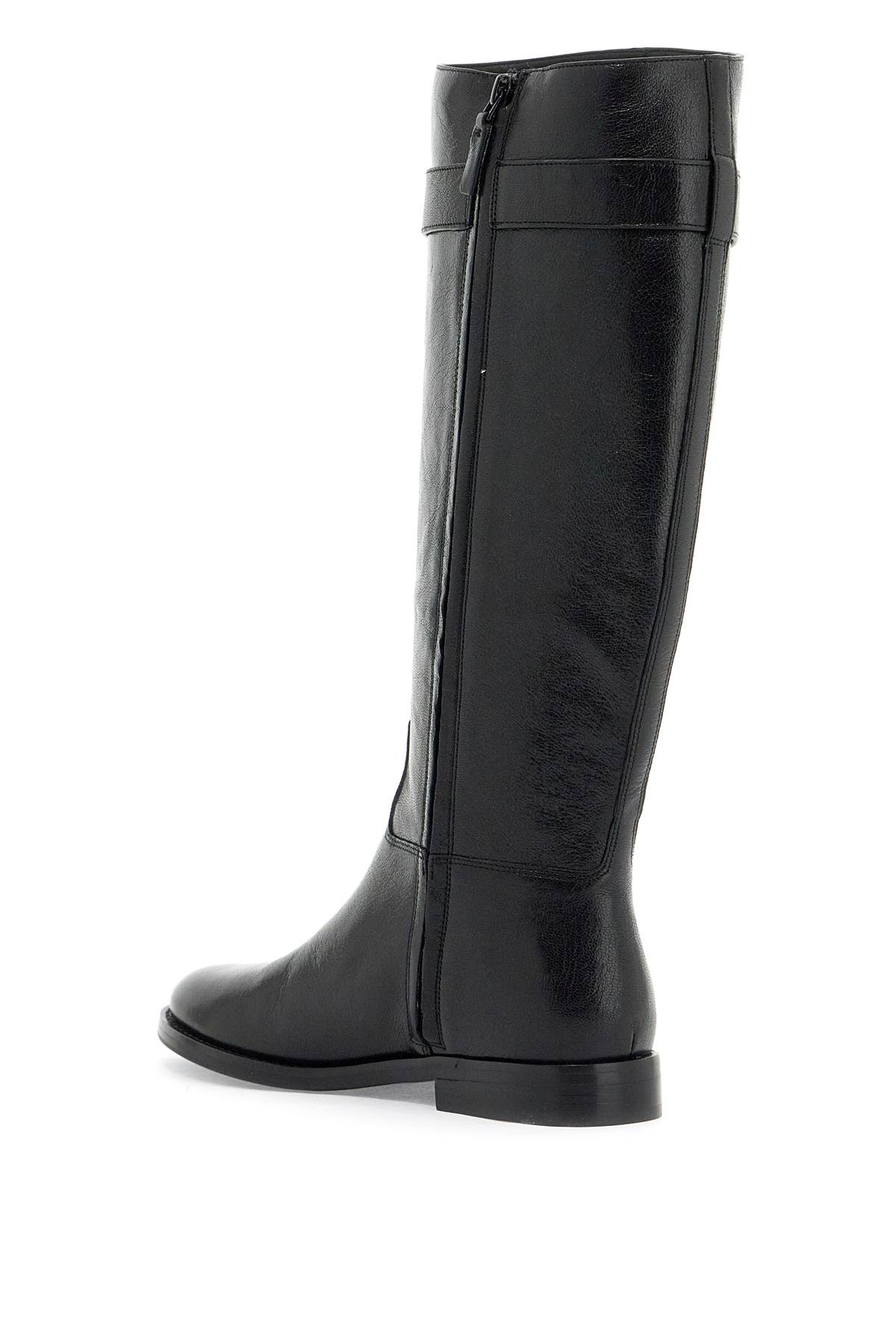 Shop Tory Burch T Lock Riding Boot For Equest In Perfect Black (black)