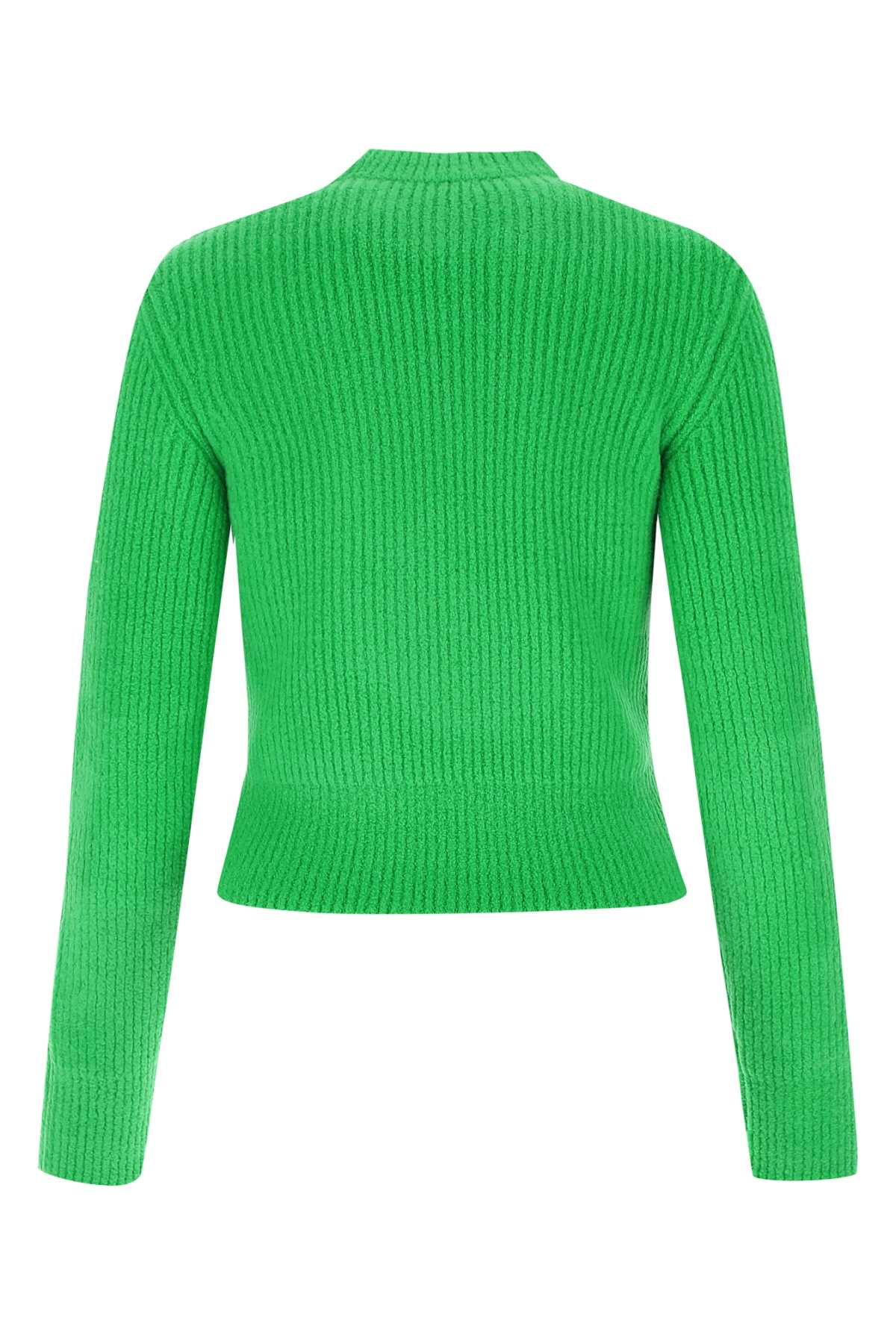 Alexander Wang T Green Stretch Wool Blend Sweater In 310