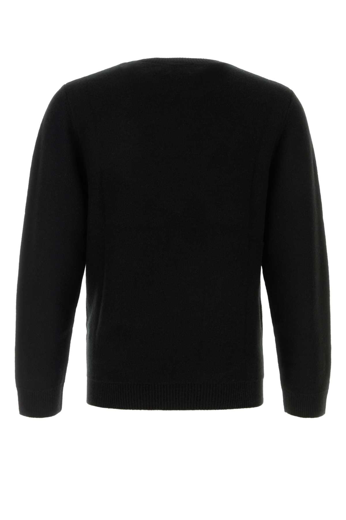 Le Kasha Black Cashmere Sweater In Black