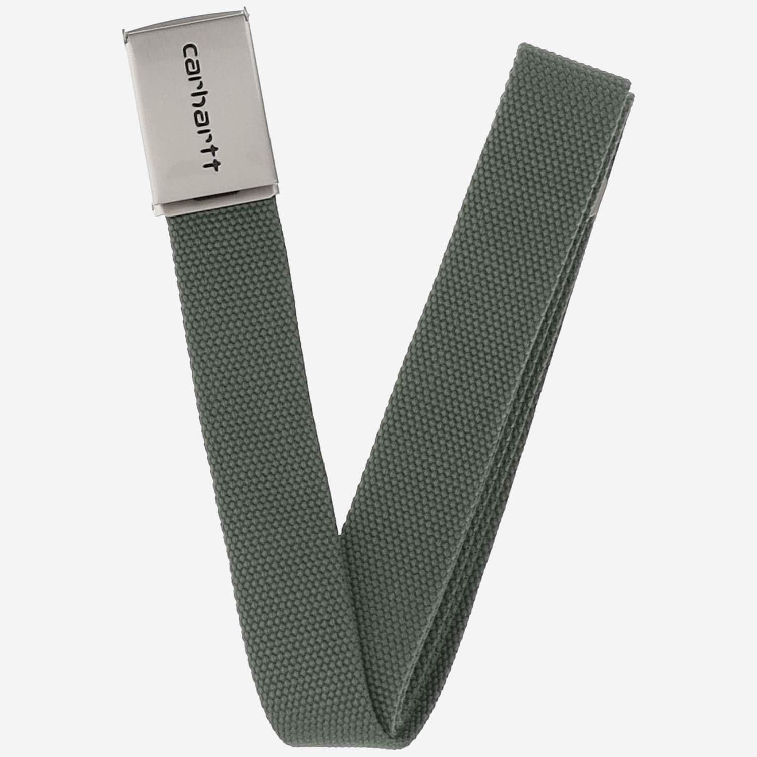 Carhartt Technical Fabric Belt With Logo In Green