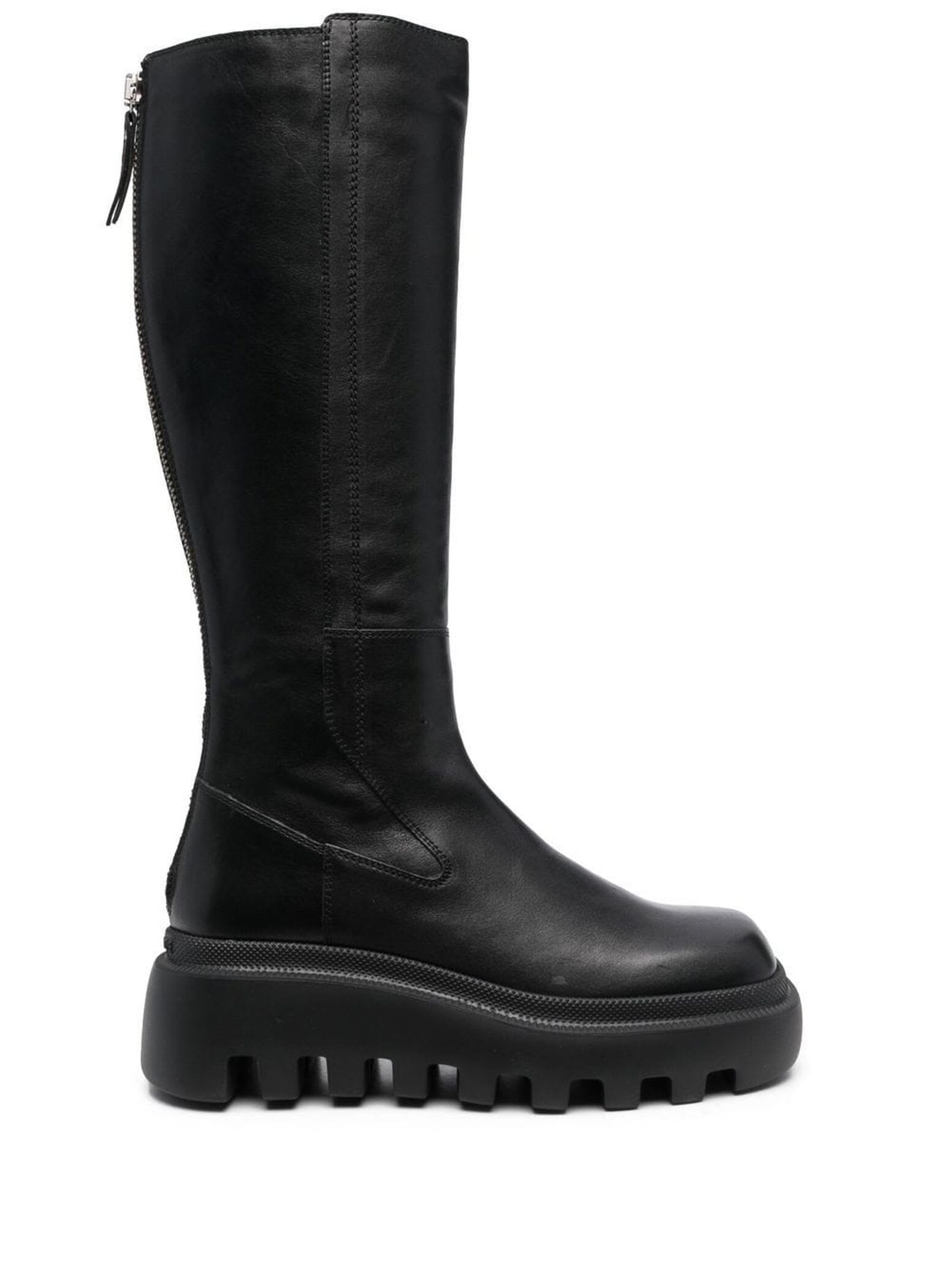 Vic Matié Gear Black Boots In Sporty