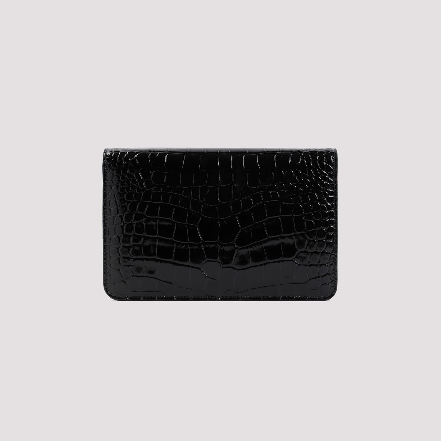 TOM FORD STAMPED CROC SMALL SHOULDER BAG 