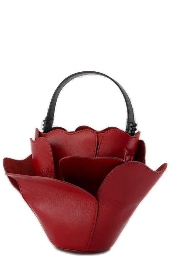 Shop Staud Juliet Floral Motif Tote Bag