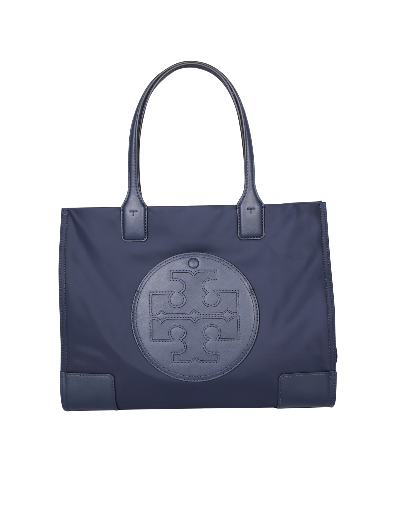 Shop Tory Burch Ella Small Blue Tote Bag