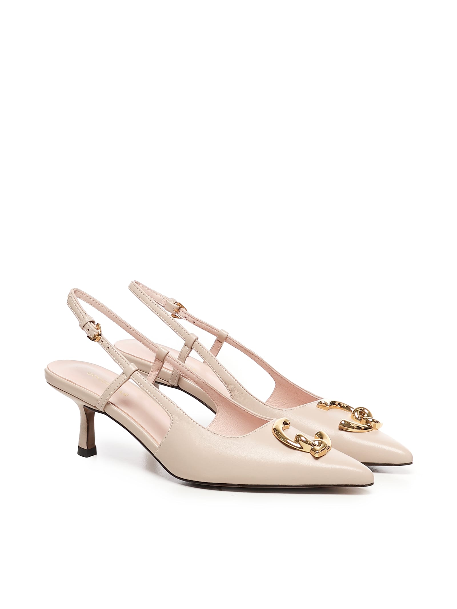 Shop Coccinelle C-me Smooth Slingbacks