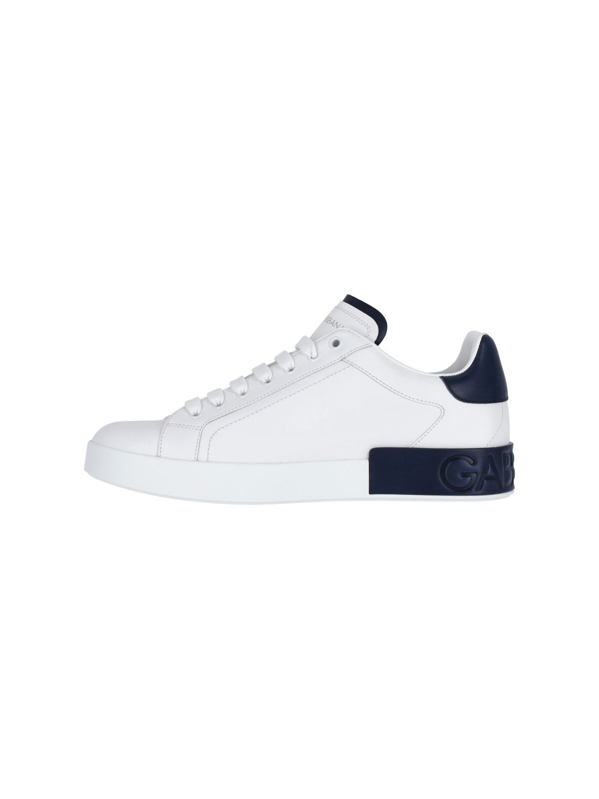 Dolce & Gabbana White Sneakers With Minimalist Design And Cushioned Sole In White