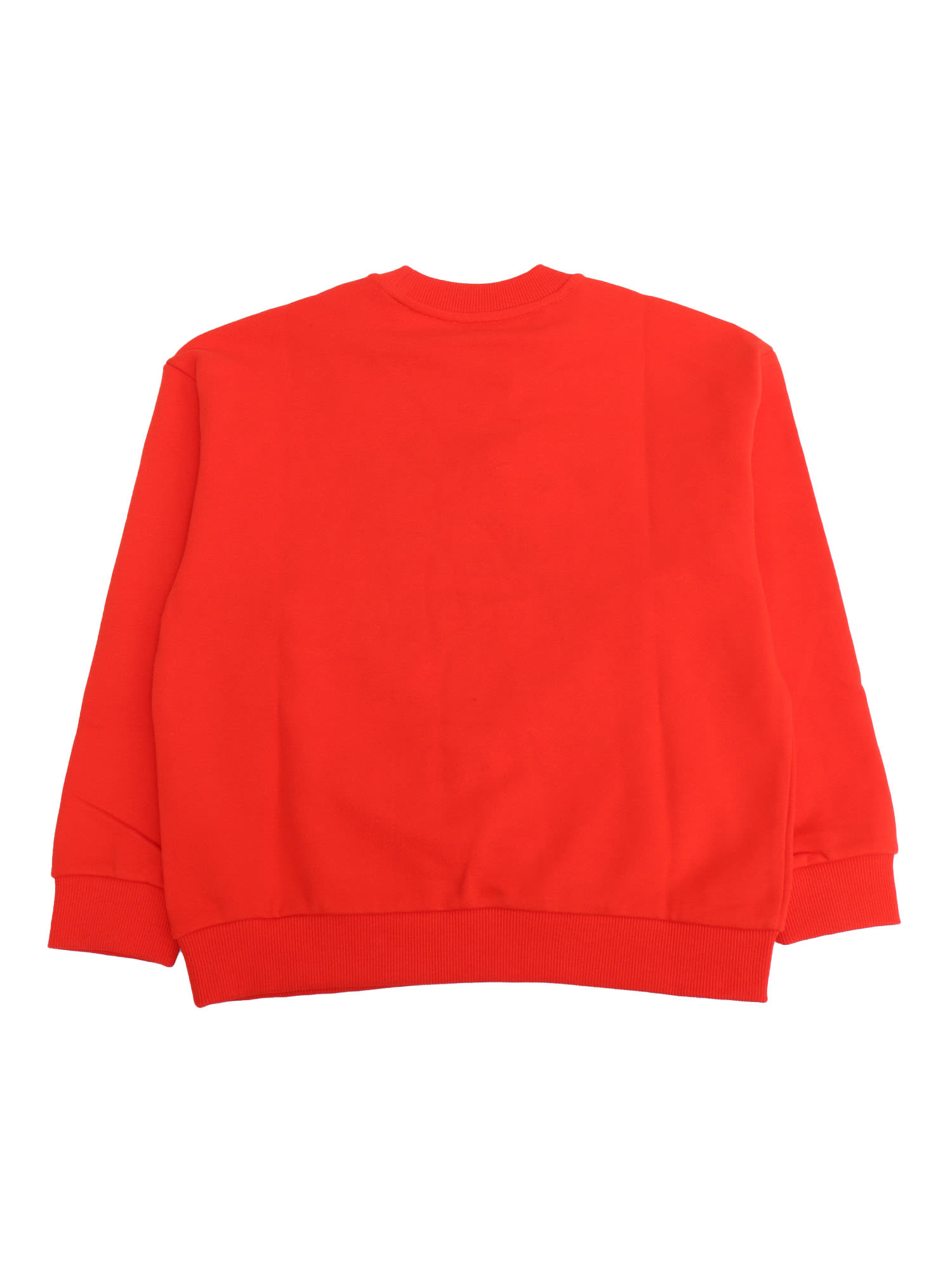 Kenzo Tiger Head-embroidered Sweatshirt In Red