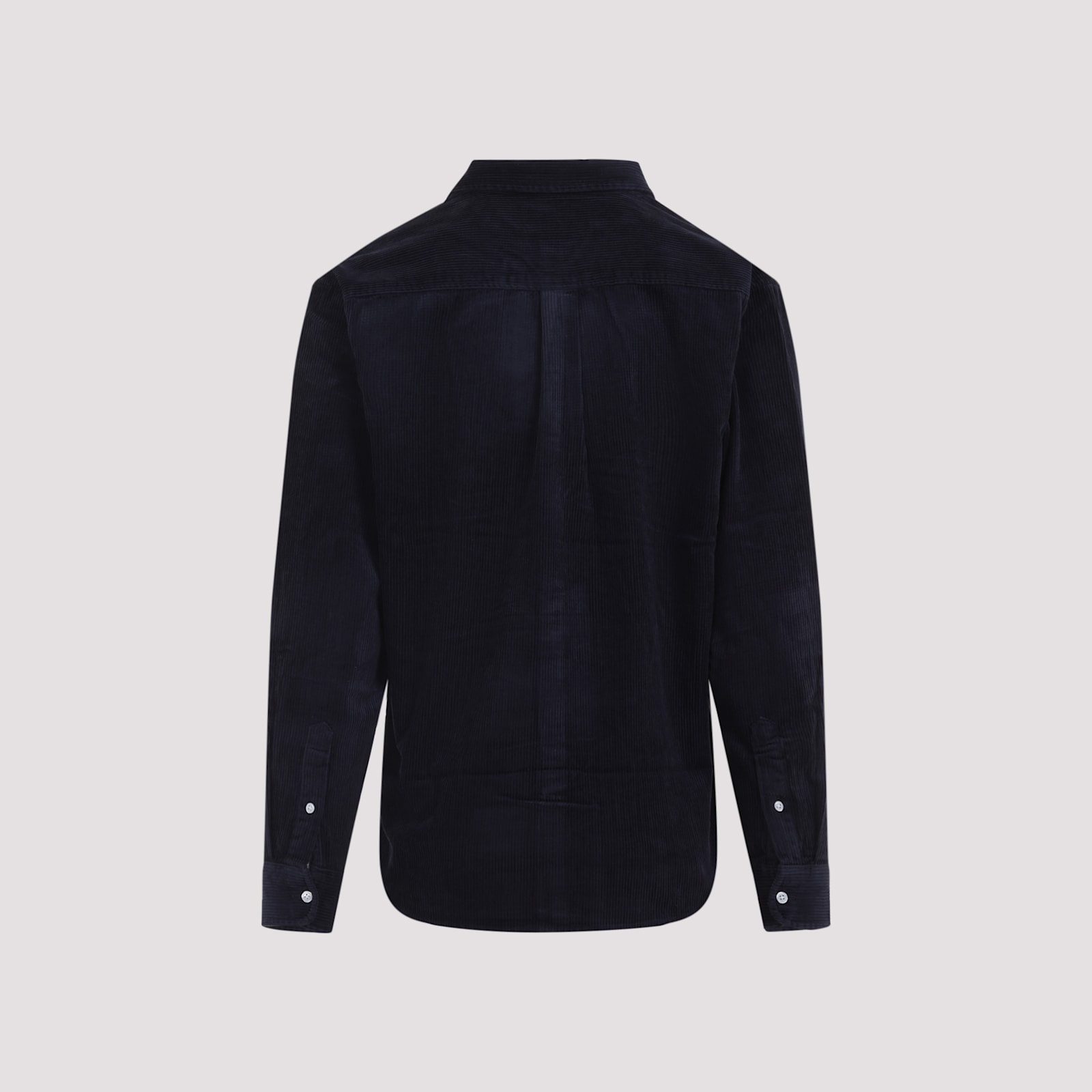 Carhartt Madison Corduroy Long-sleeved Shirt In Blue