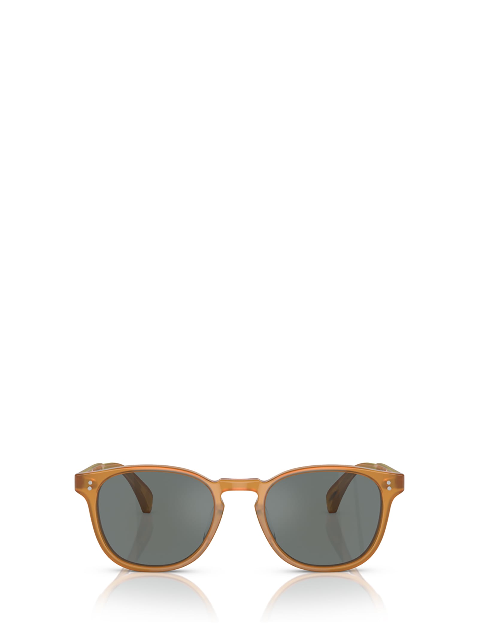 Shop Oliver Peoples Ov5298su Amber Sunglasses