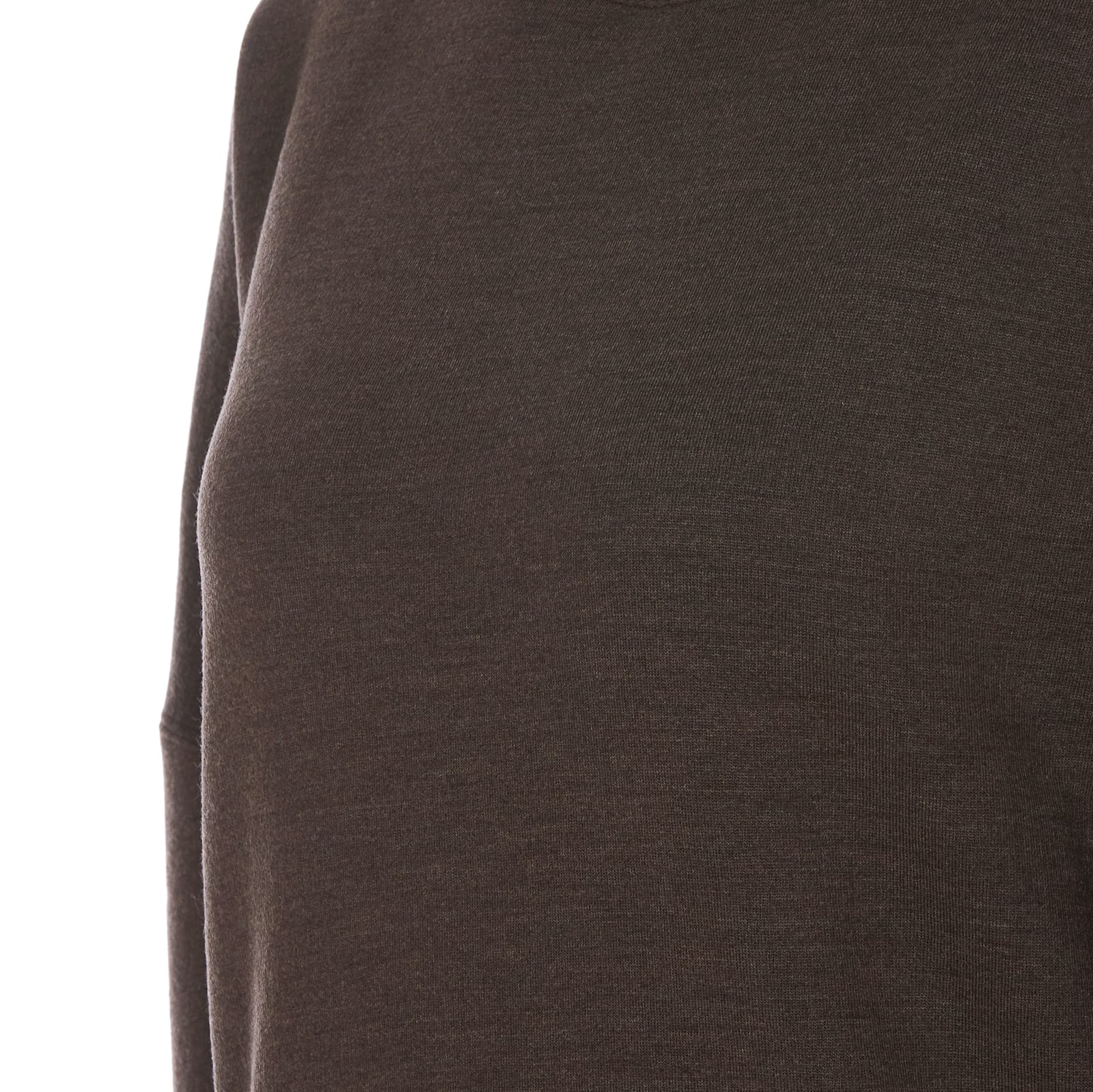 Shop Lemaire High Neck Sweater In Brown