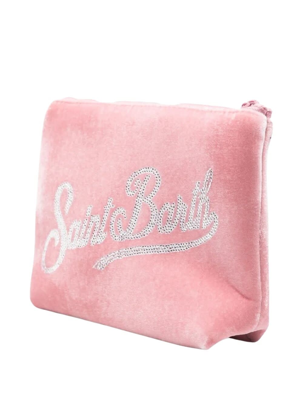 Mc2 Saint Barth Logo-embellished Clutch Bag In Pink