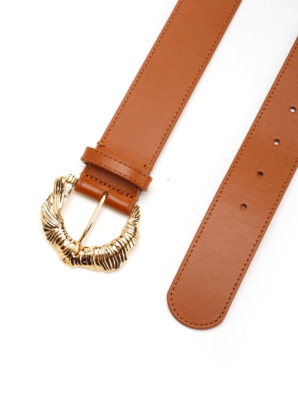 Shop Chloé High-waisted Belt In Brown